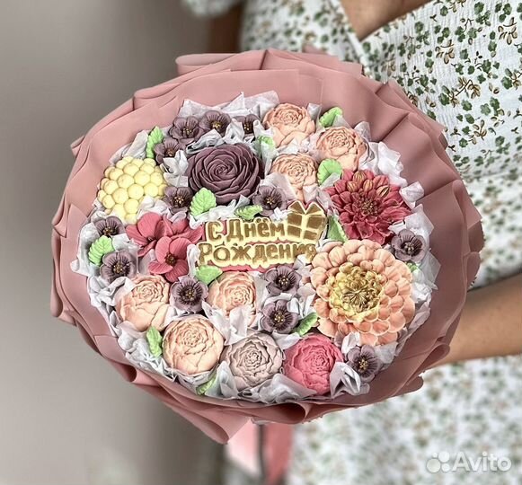 Букет из шоколада, шоколадных цветов