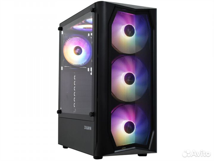 Корпус со стеклом Zalman N4 Rev.1 6Fan RGB (новый)