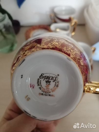 Чайная пара epiaq молочник сахарница чайник