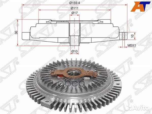 Вискомуфта mercedes S-klass W140 91-98