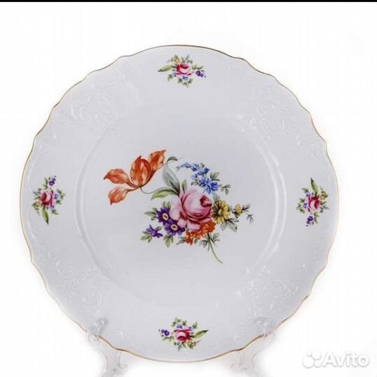 Сервиз чайный Мейсенский букет Bernadotte 12персон