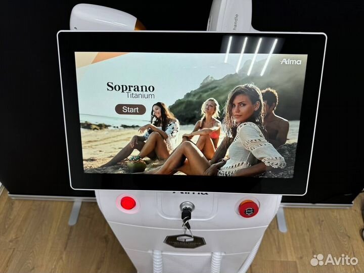 Аппарат лазерной эпиляции Soprano 1600 с 2 манипулами для удаления волос, тату и татуажа и обучение