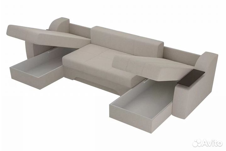 П-образный диван-кровать 