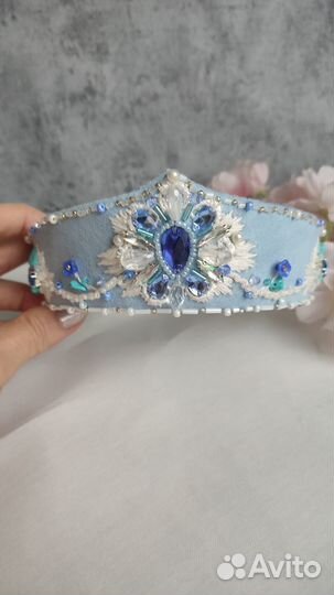 Ободок для волос ручной работы