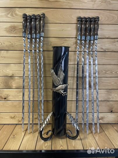 Набор шампуров подарочный