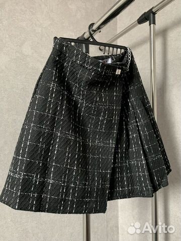 Твидовая юбка шорты новая