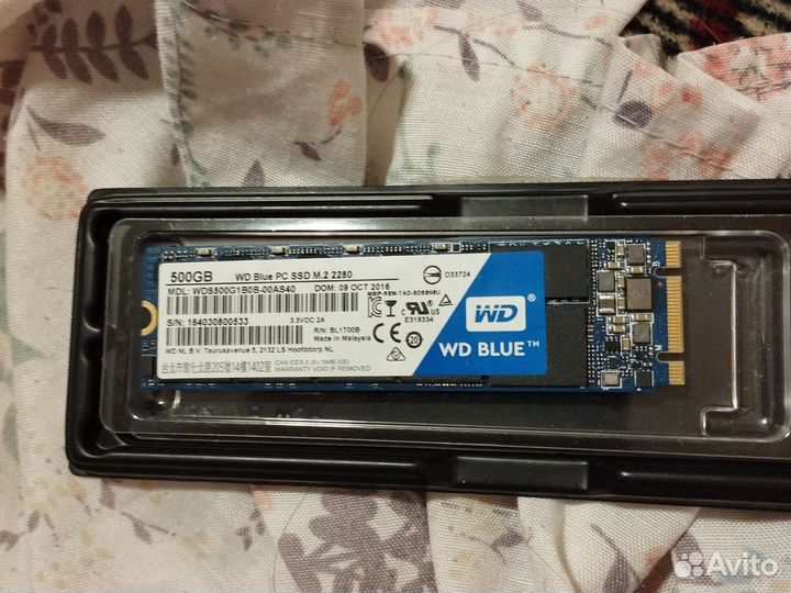 SSD 500GB WD blue