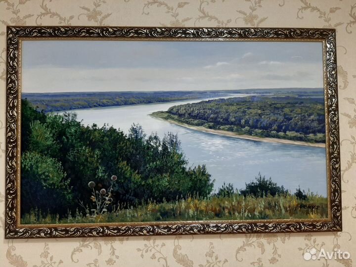 Картина маслом, река Урал