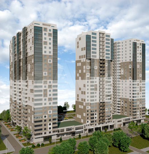 3-к. квартира, 96 м², 15/27 эт.