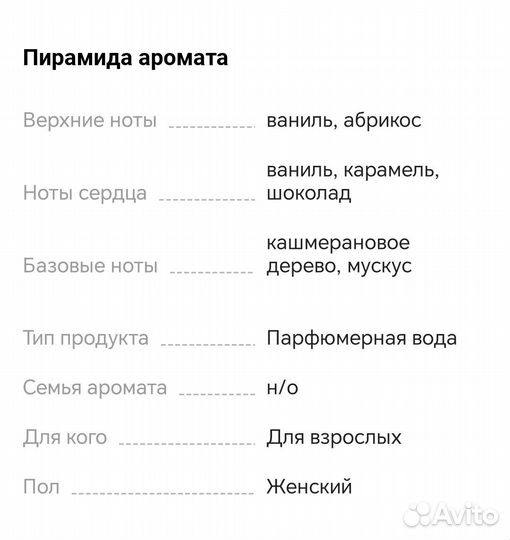 Парфюмированная вода новая