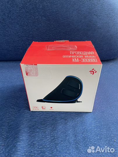 Новая мышь проводная dexp KM-3008BU