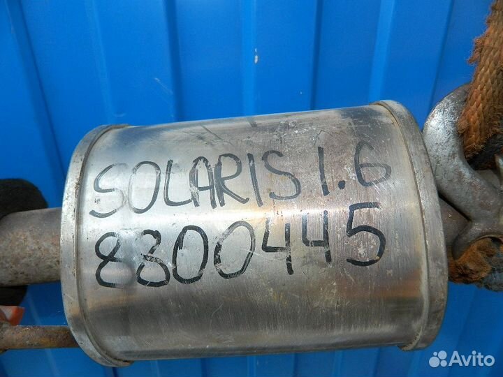 Резонатор Hyundai Solaris I