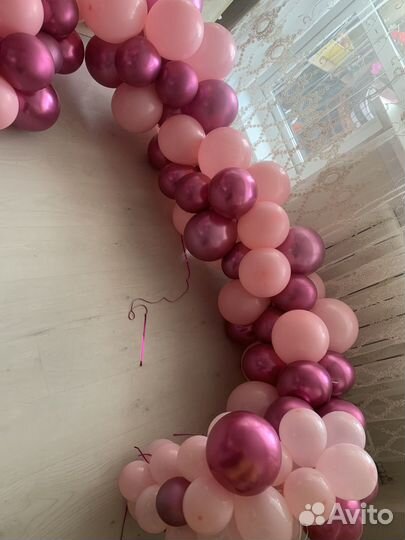 Конструкция из воздушных шаров
