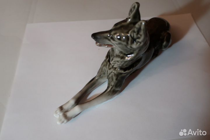 Овчарка. Статуэтка лфз. Клеймо. Идеал