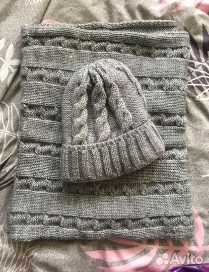 Шапка и снуд женские