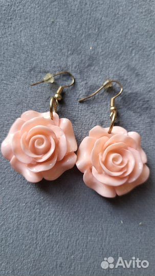 Серьги из полимерной глины