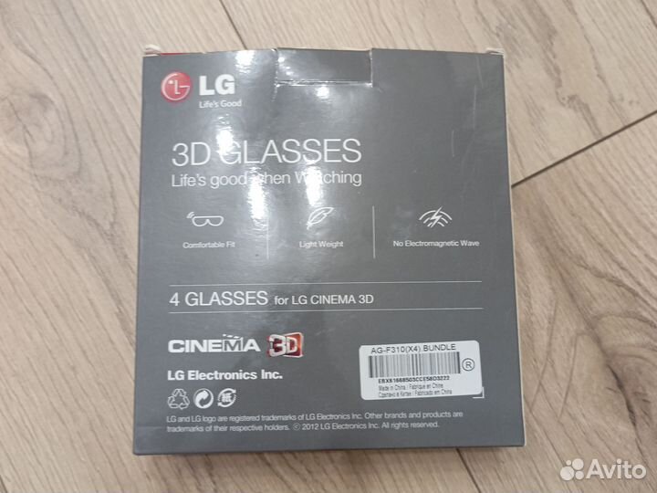 3D очки lg