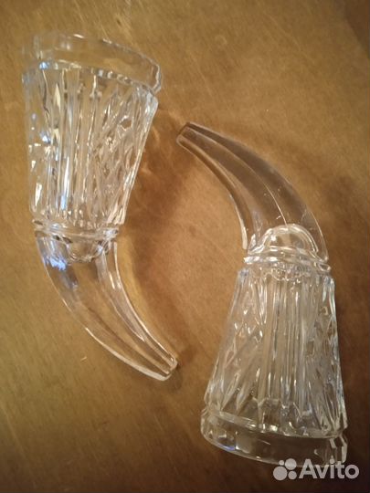 Рог изобилия хрусталь для вина СССР