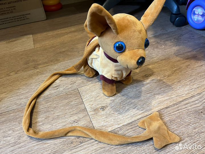 Новая Маленькая собачка игрушка музыкальная ходит