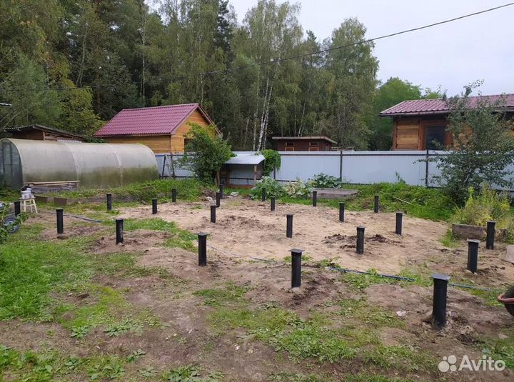 Сваи винтовые под ключ