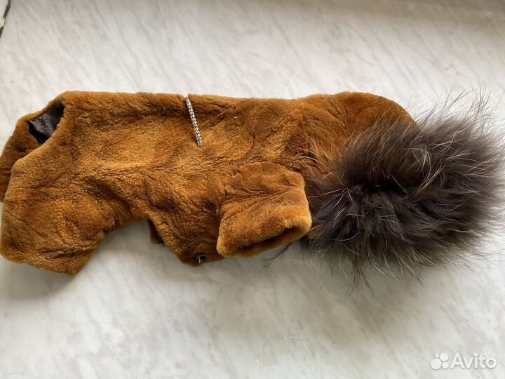 Шубка на маленькую собаку