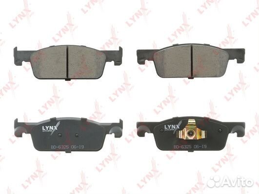 Колодки тормозные передние для logan/xray