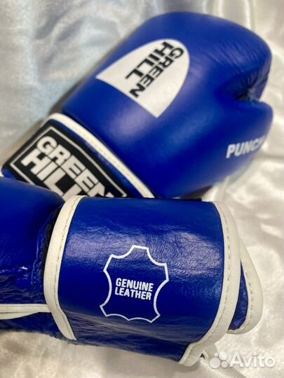Боксерские перчатки, натуральная кожа, 10 oz