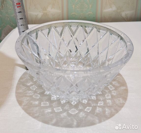 Салатник хрустальный СССР