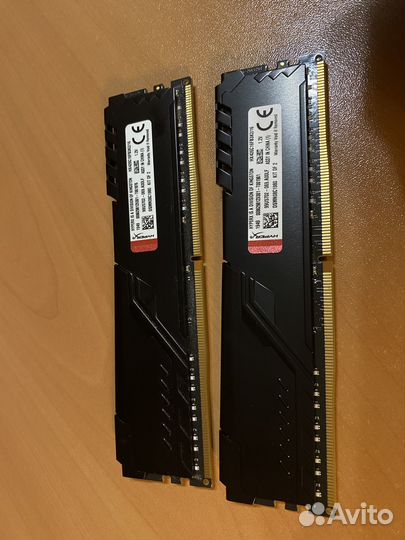 Оперативная память ddr4 hyperx fury 16gb 2666mhz