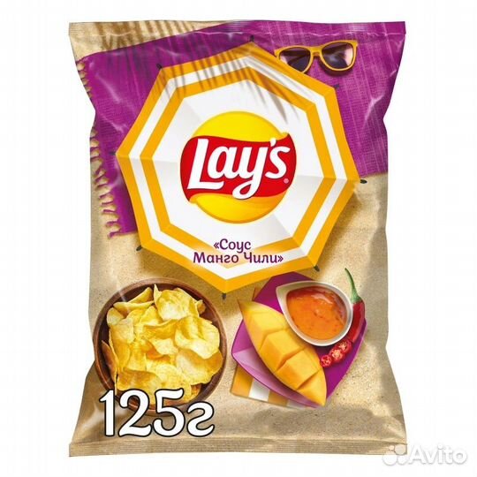 Чипсы lays соус манго чили авито доставка