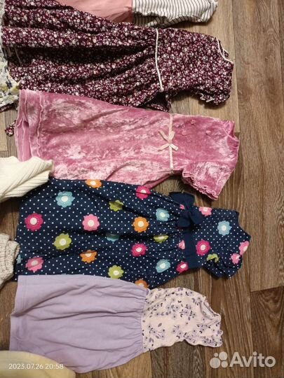 Вещи пакетом на девочку 86