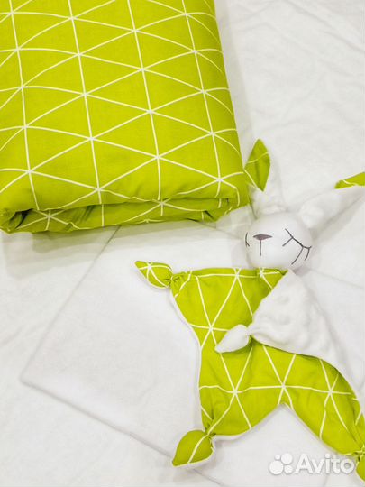 Одеяло, подушка, игрушка для новорождённого