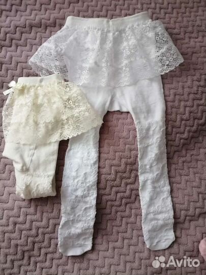 Колготки с юбочкой ажурной