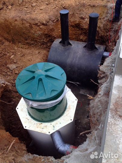 Установка септика под ключ