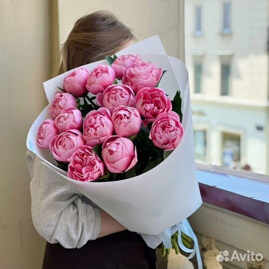 Заказать букет пионов