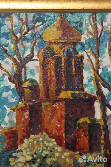 Картина Церковь в Яковлево. Абдюков Р