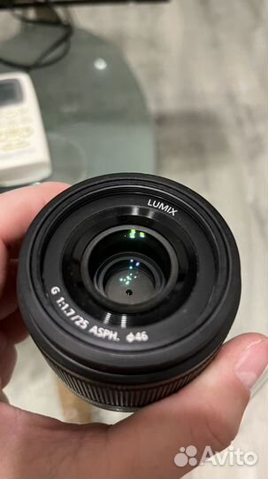 Объектив panasonic lumix 25mm 1.7