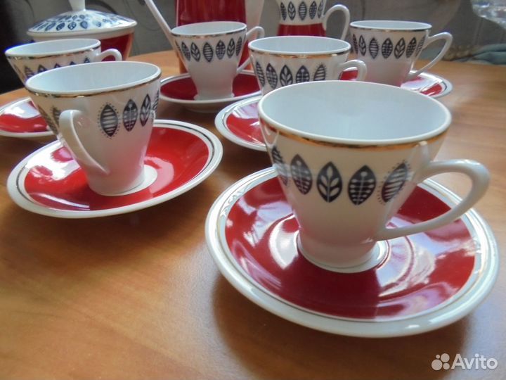 Антикварный кофейный сервиз гдр, Фрайбергер