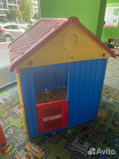 Детский домик пластиковый для дачи