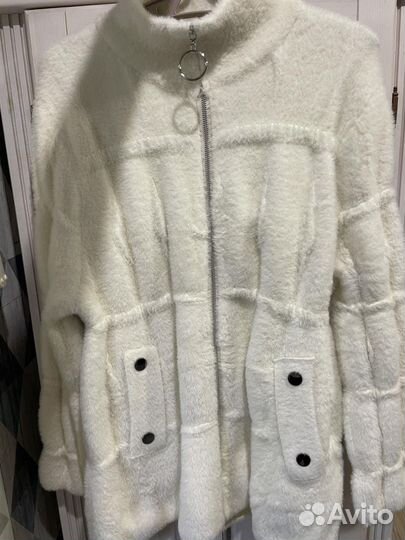 Кардиган молочный