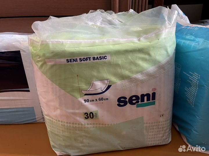 Пеленки одноразовые 60х90 seni
