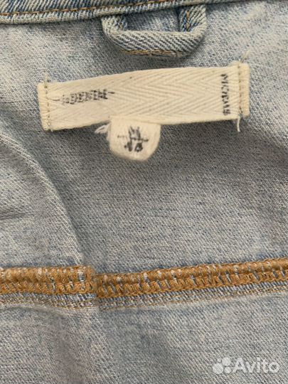 Джинсовая куртка 46