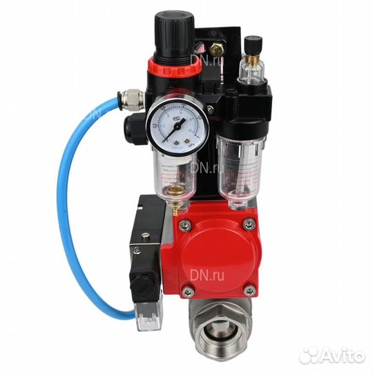 Кран шаровой DN.ru BV3232P(2pc) -FP-T-ISO-H Ду40 Ру63 полнопроходной двухходовой, нержавеющая сталь