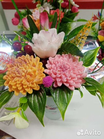 Букеты из мыла ручной работы