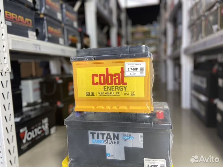 Аккумулятор Cobat 60 ah 480 A