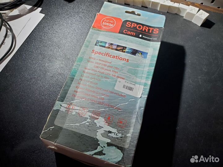Экшн-камера sports CAM full HD 1080P