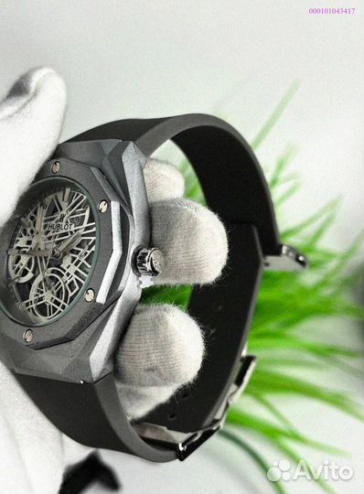 Часы наручные Hublot WHB3 серебро (Арт.46230)