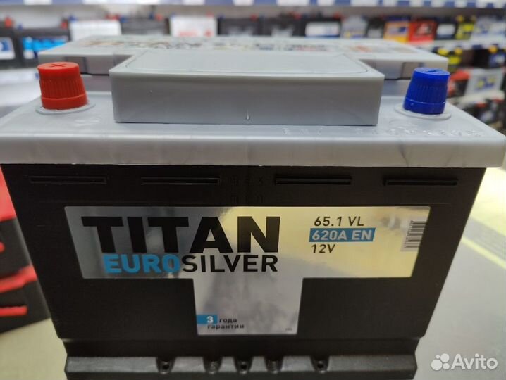 Акб 65Ач Титан EuroSilver напрямую с завода