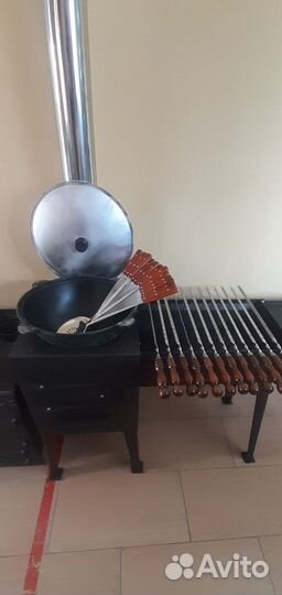 Шампура для люля и двойной спицей для овощей