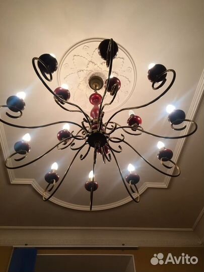 Люстра потолочная винтаж